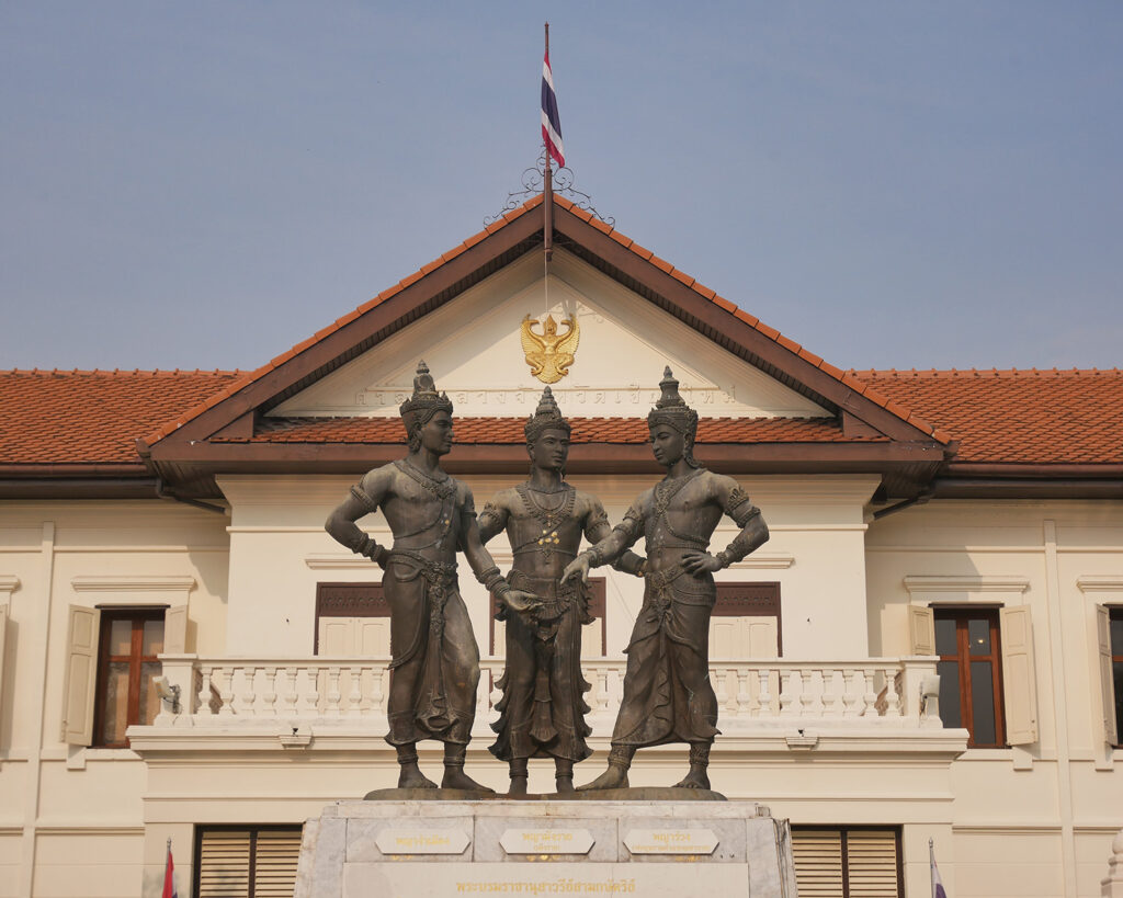 Three kings Monument Chiang mai
