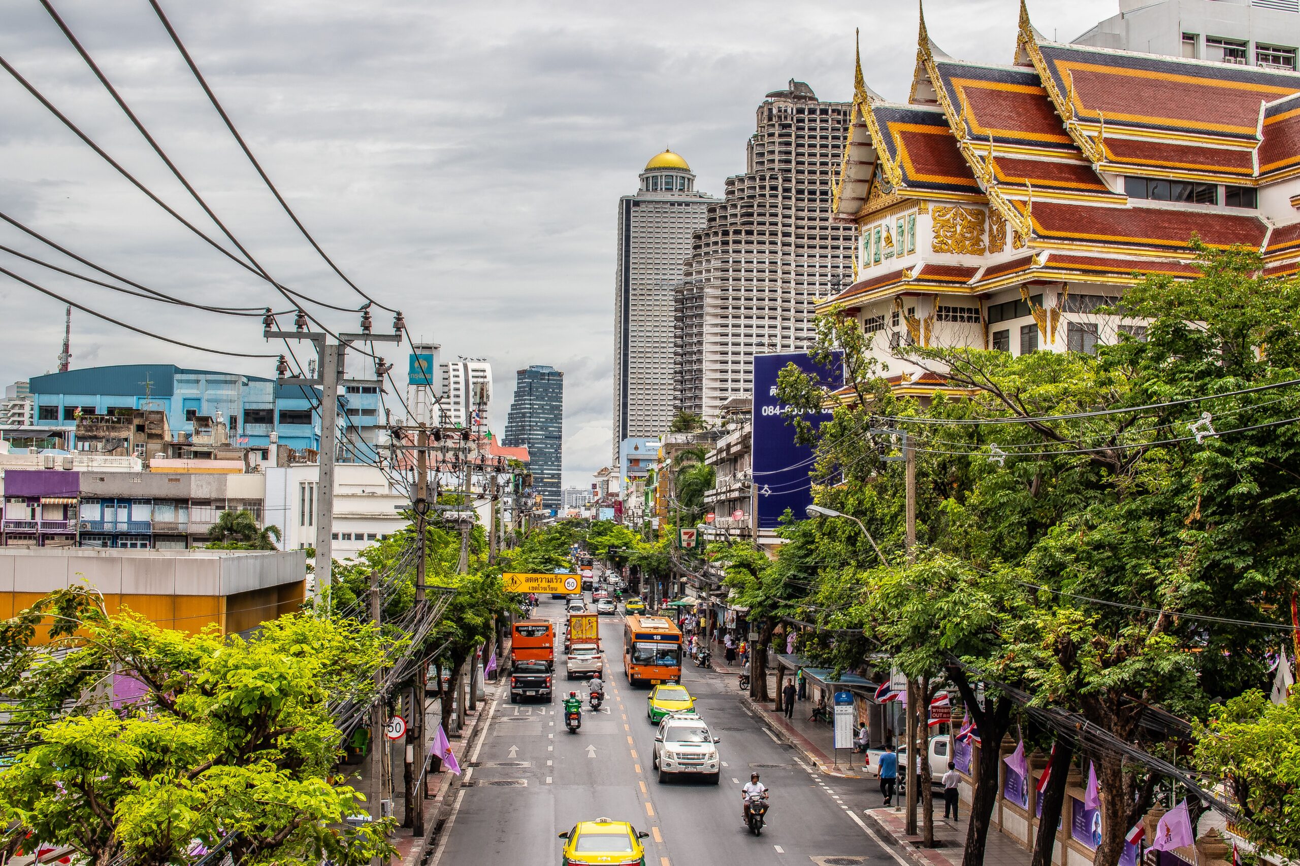 Beautiful Bangkok travel view