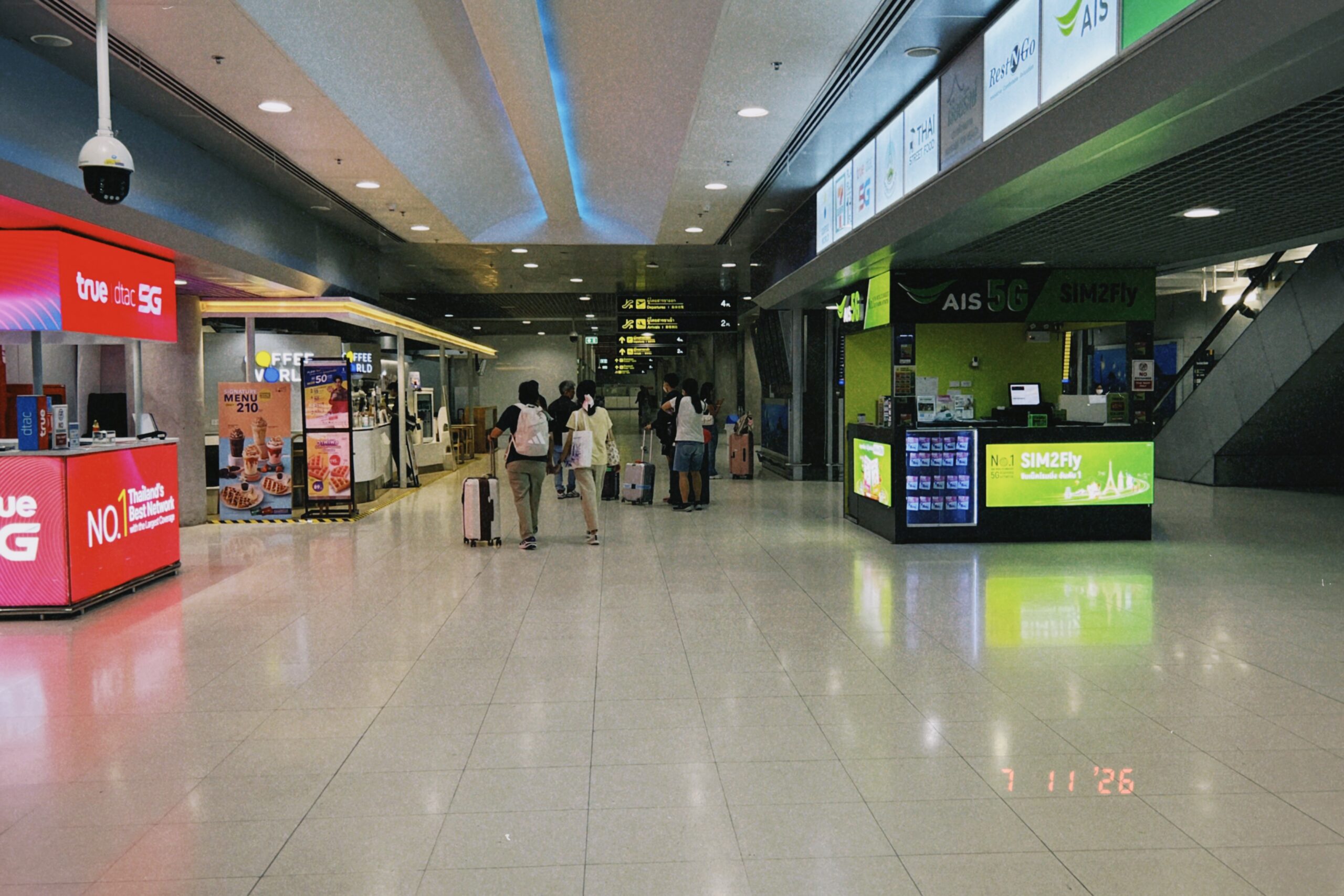 SIM card service near Suvarnabhumi Airport Rail Link station