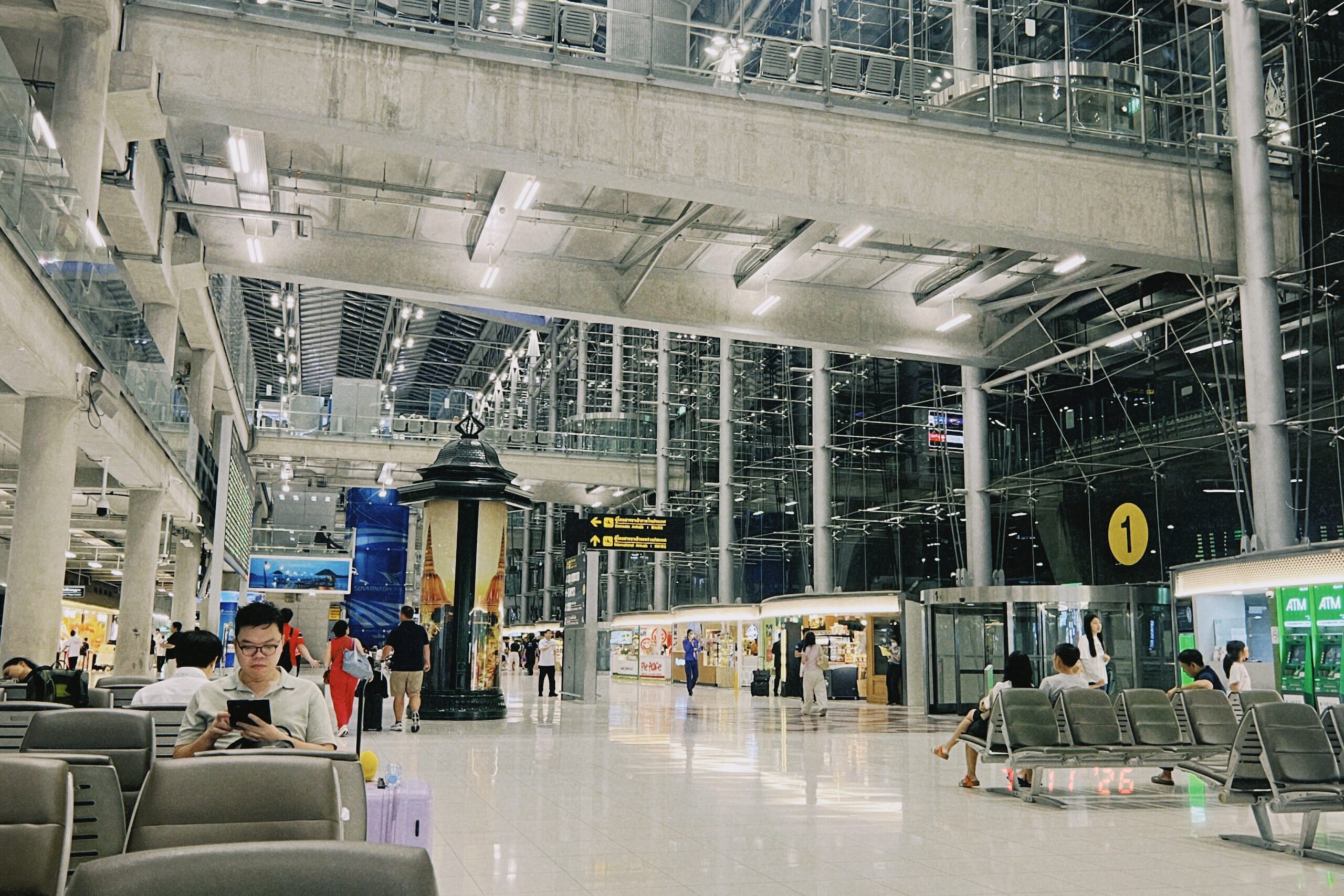Suvarnabhumi Airport in Bangkok, Thailand