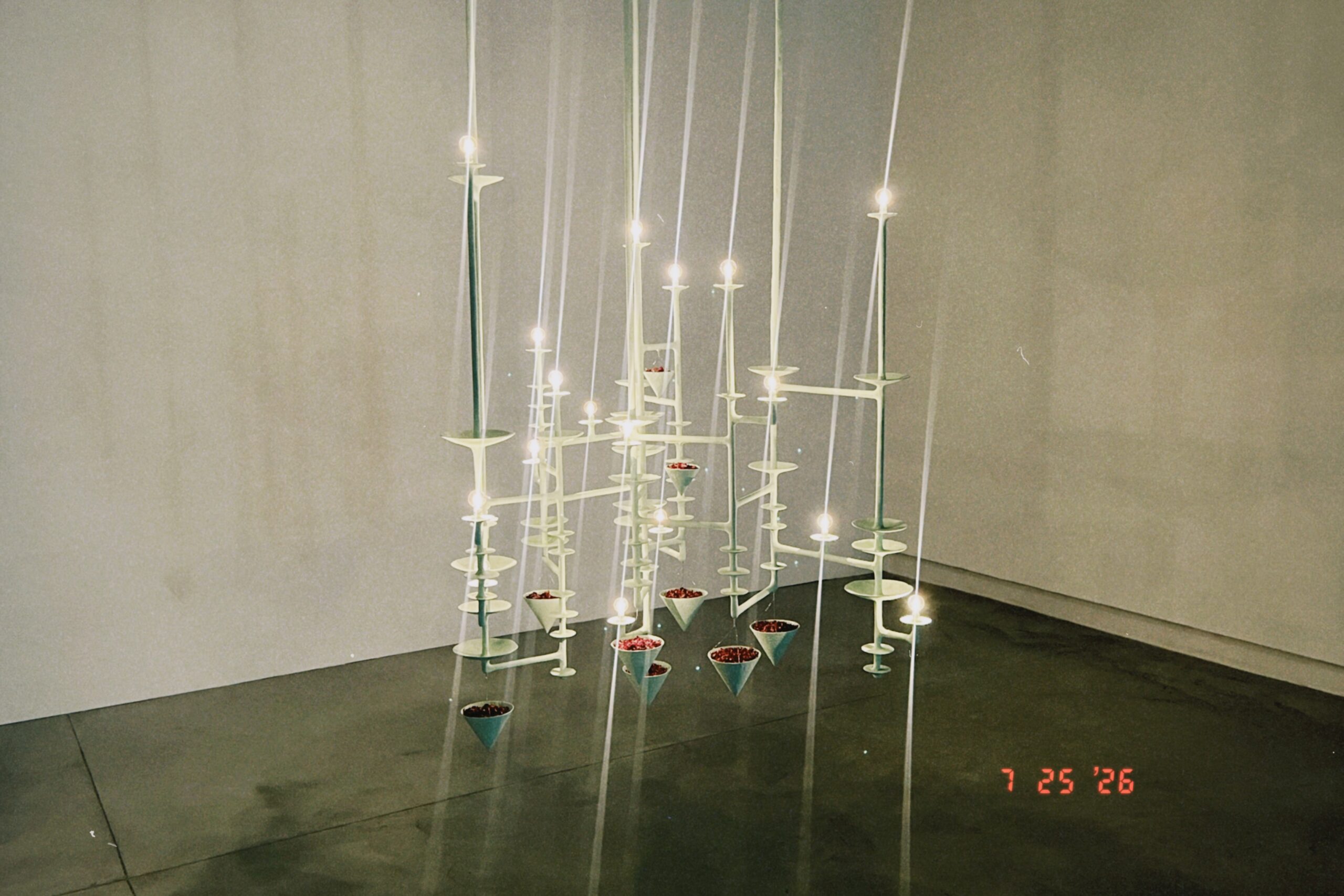 Light installation Dib Bangkok contemporary art museum
