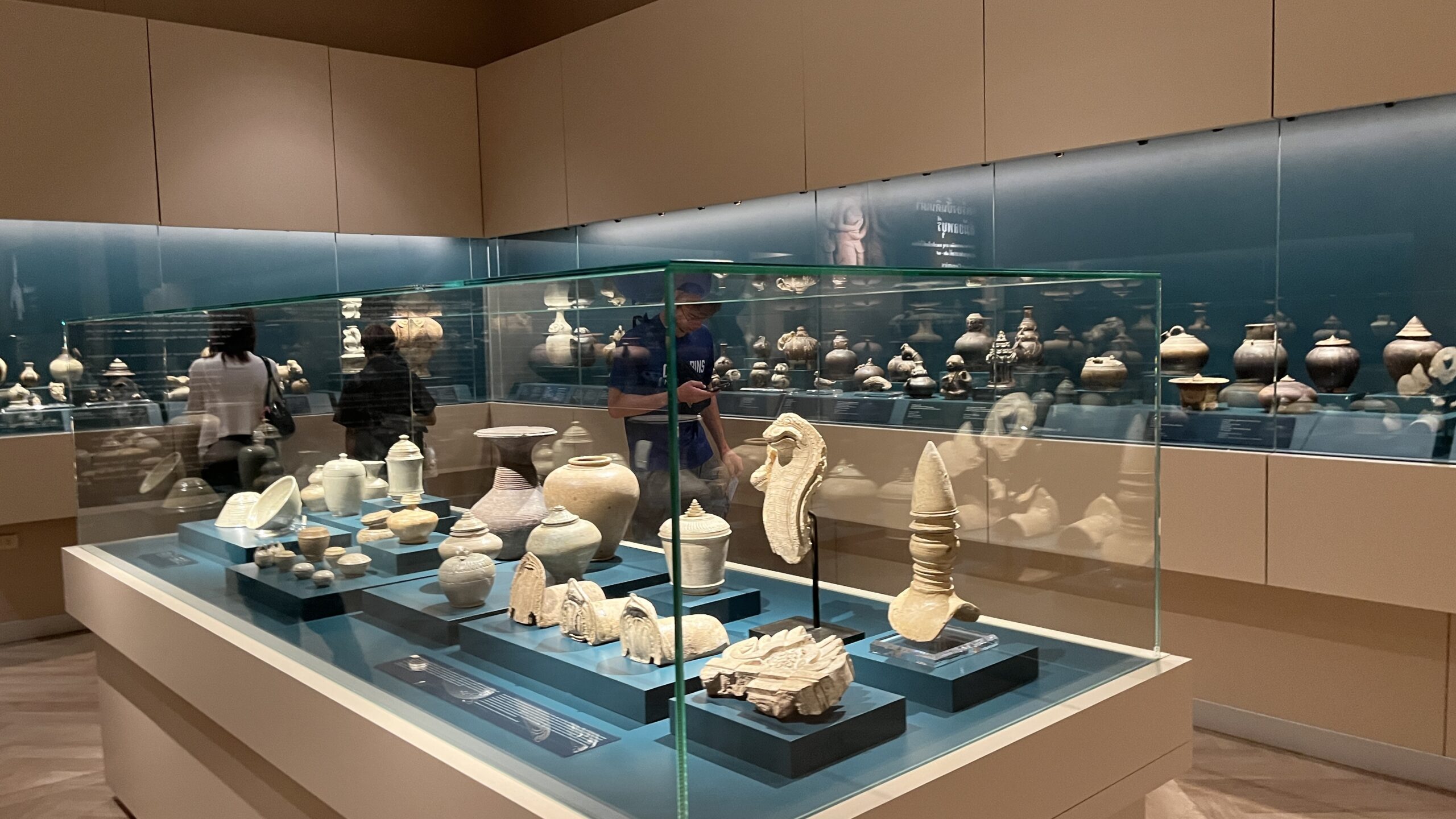 Historical sculpture gallery at National Museum Bangkok