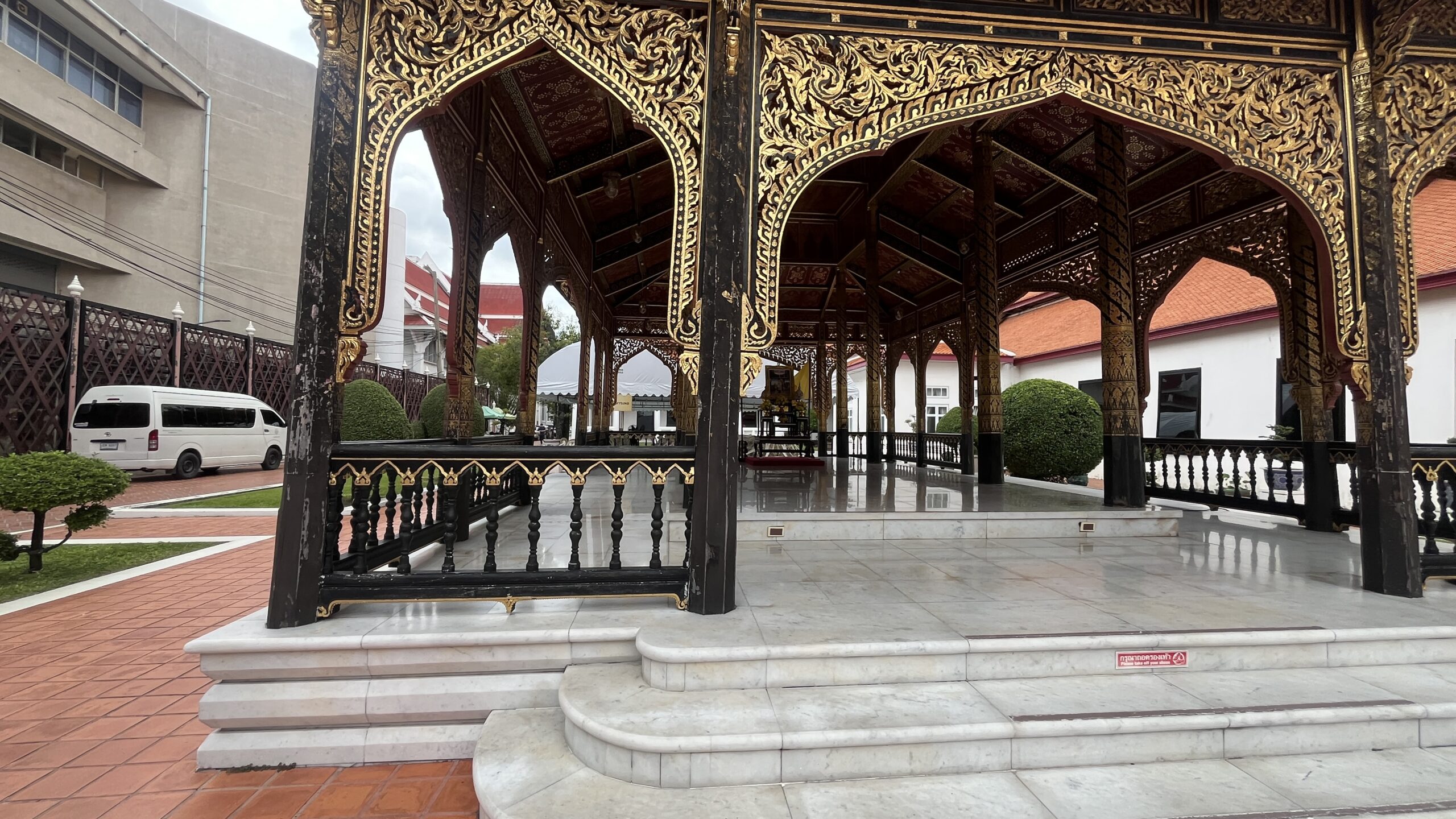 Traditional architecture inside the National Museum Bangkok complex